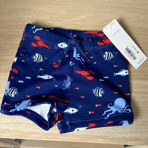 Janie and Jack Baby Boys Swim Trunks